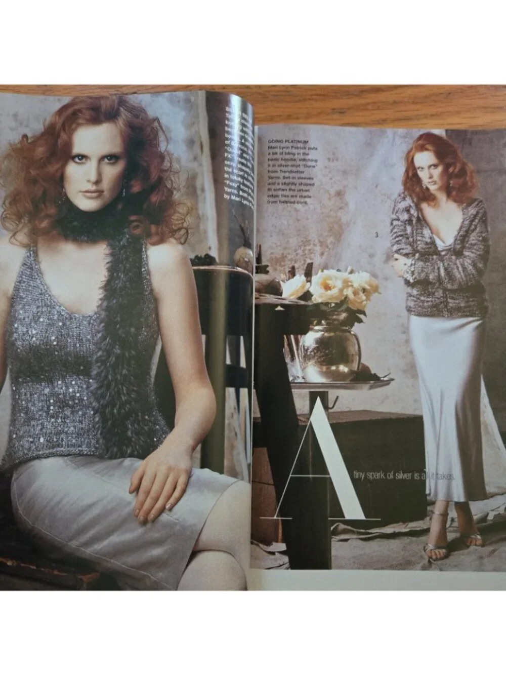 Vogue Knitting International Magazine, Holiday 2004 Poncho corset